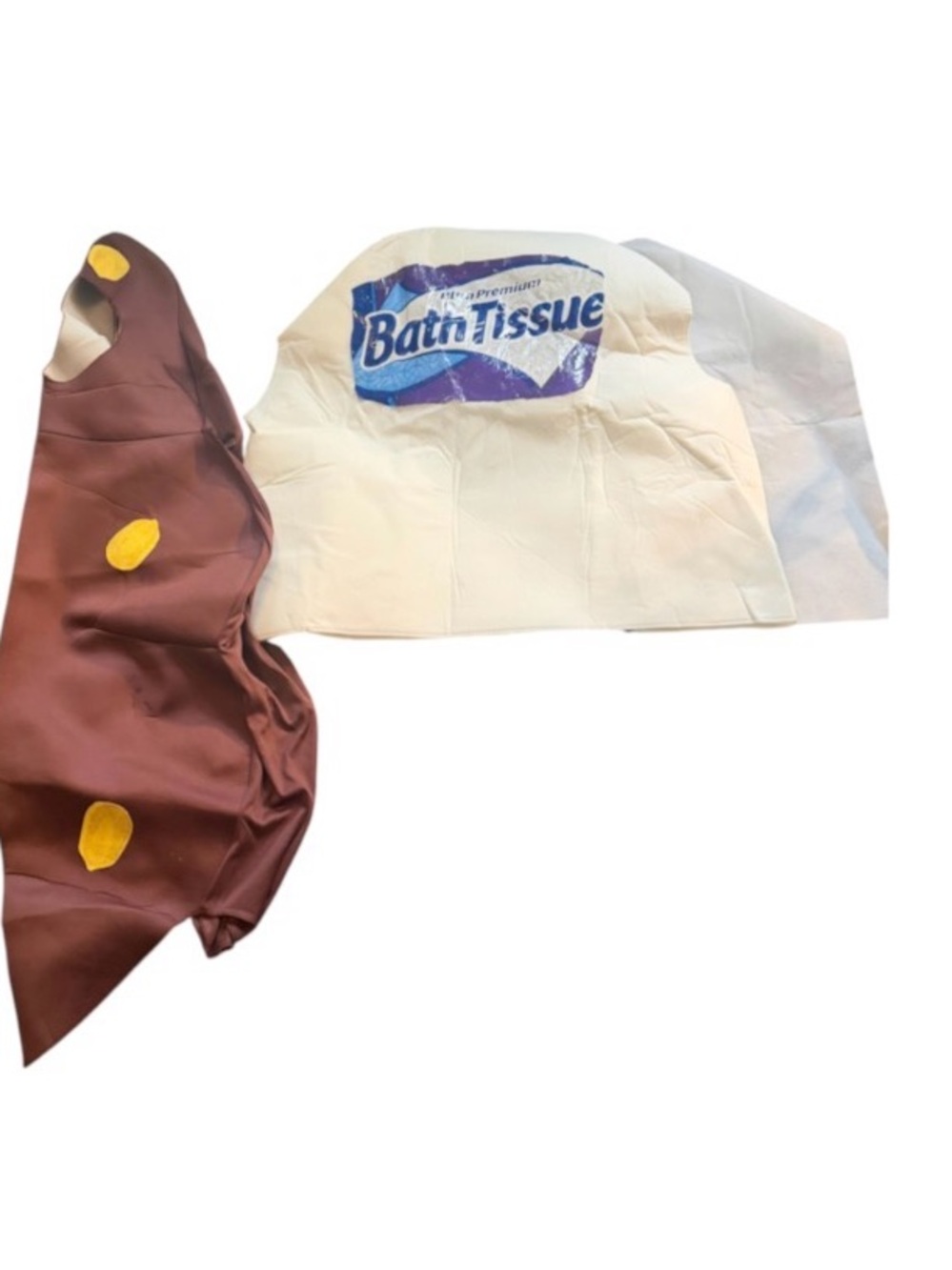 Rasta Imposta Poop w/ corn & Toilet Paper Bodysuit Halloween Couples Costume